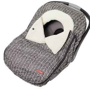 Skip Hop Cozy Car Seat Cover with Chevron Pattern